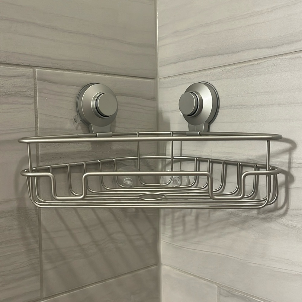 Made By Design Silver Bath Storage Rack
